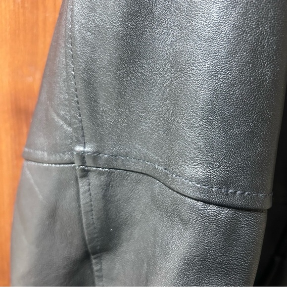 California L. A. Leather 20849 Vintage Black Soft Mid Length Jacket Size XL - Picture 7 of 16
